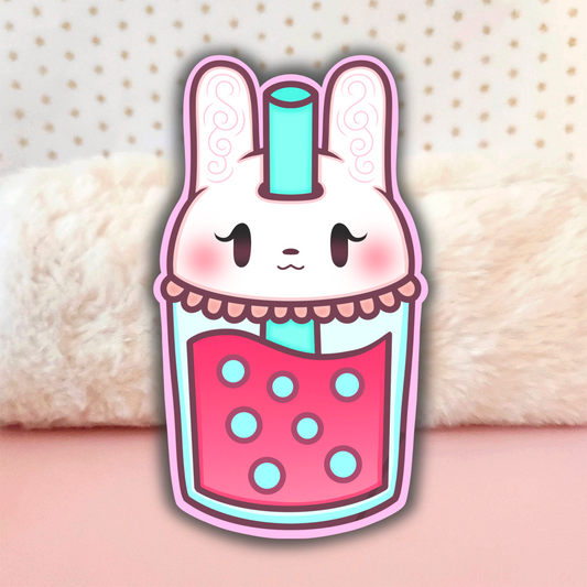 Autocollant - Bubble Lapinou